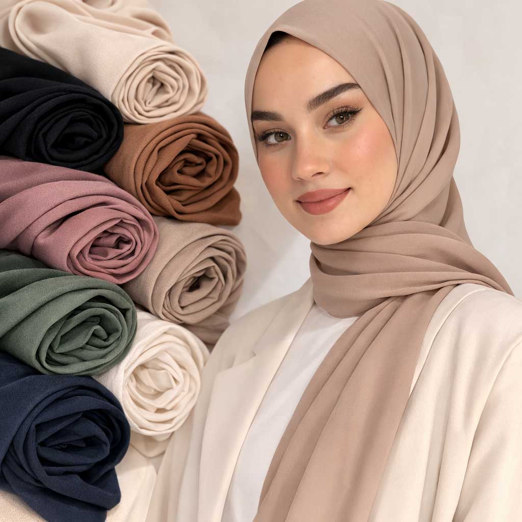 72x200 Şifon Şal Modelleri Koleksiyonu AyleModa