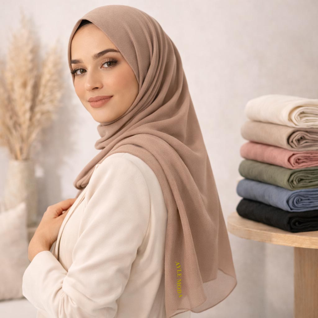 72x200 Krep Şallar Koleksiyonu AyleModa