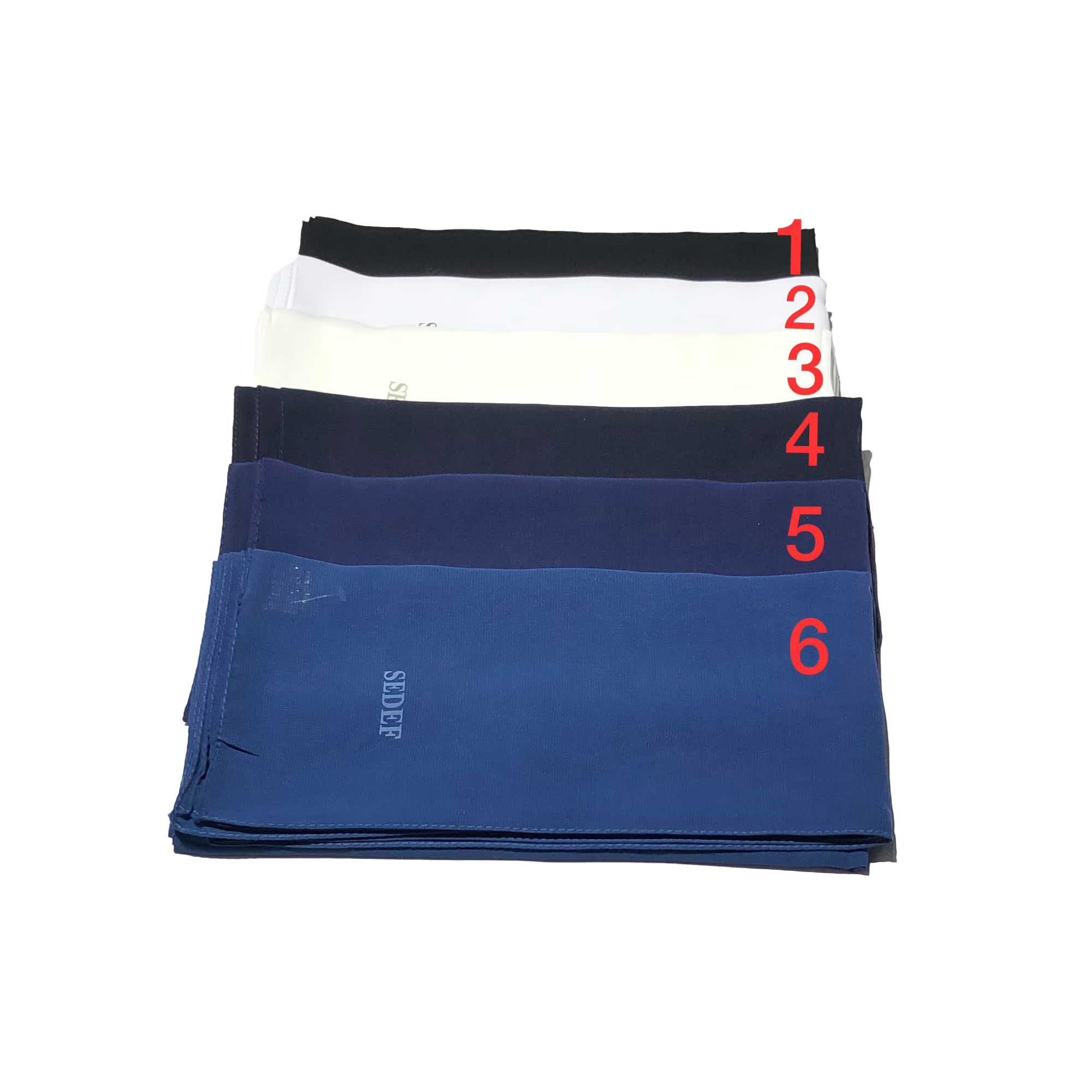 110x110 Şifon Şal - 1-6 Renk Grubu | AyleModa