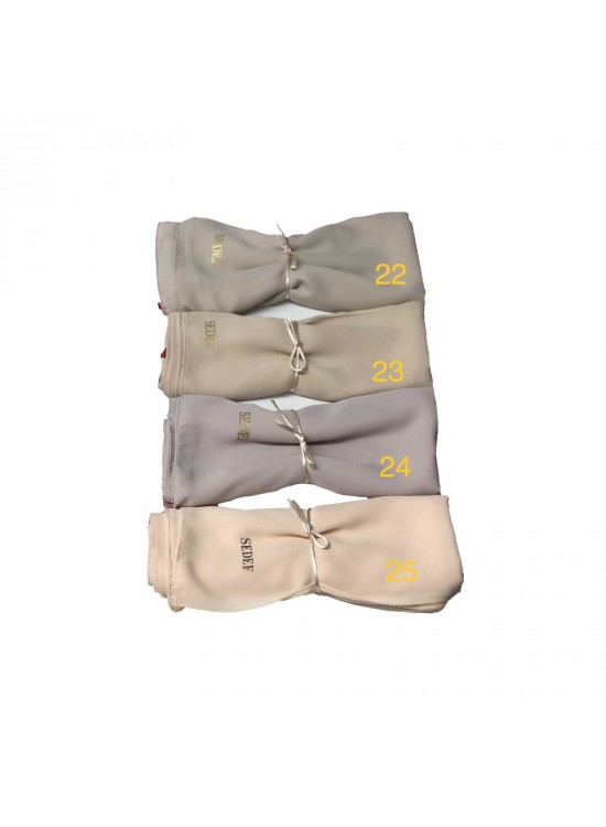 75x200 Krep Şal Bej ve Vizon Tonları 22-25