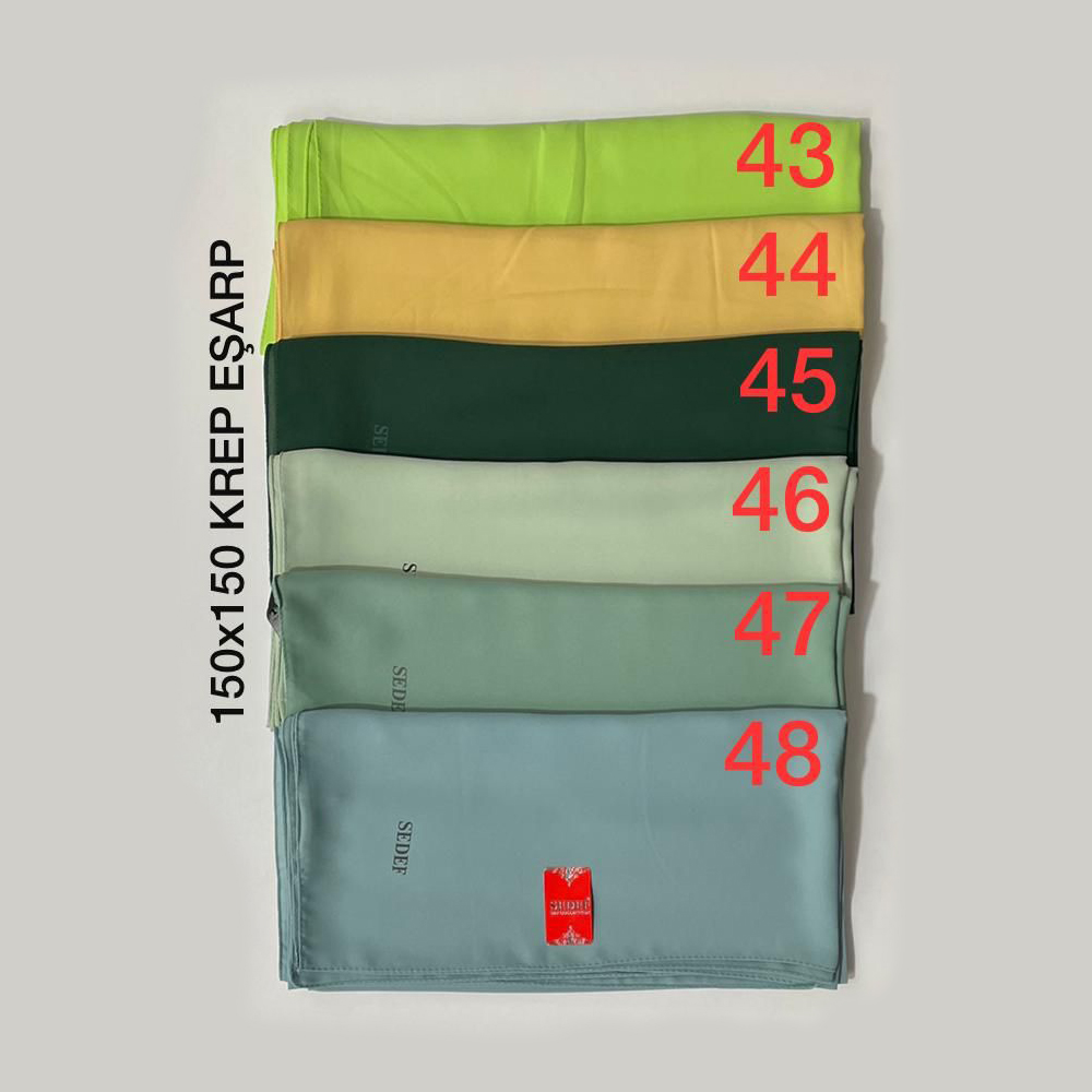 150x150 Krep Şal Yeşil Tonları | AyleModa