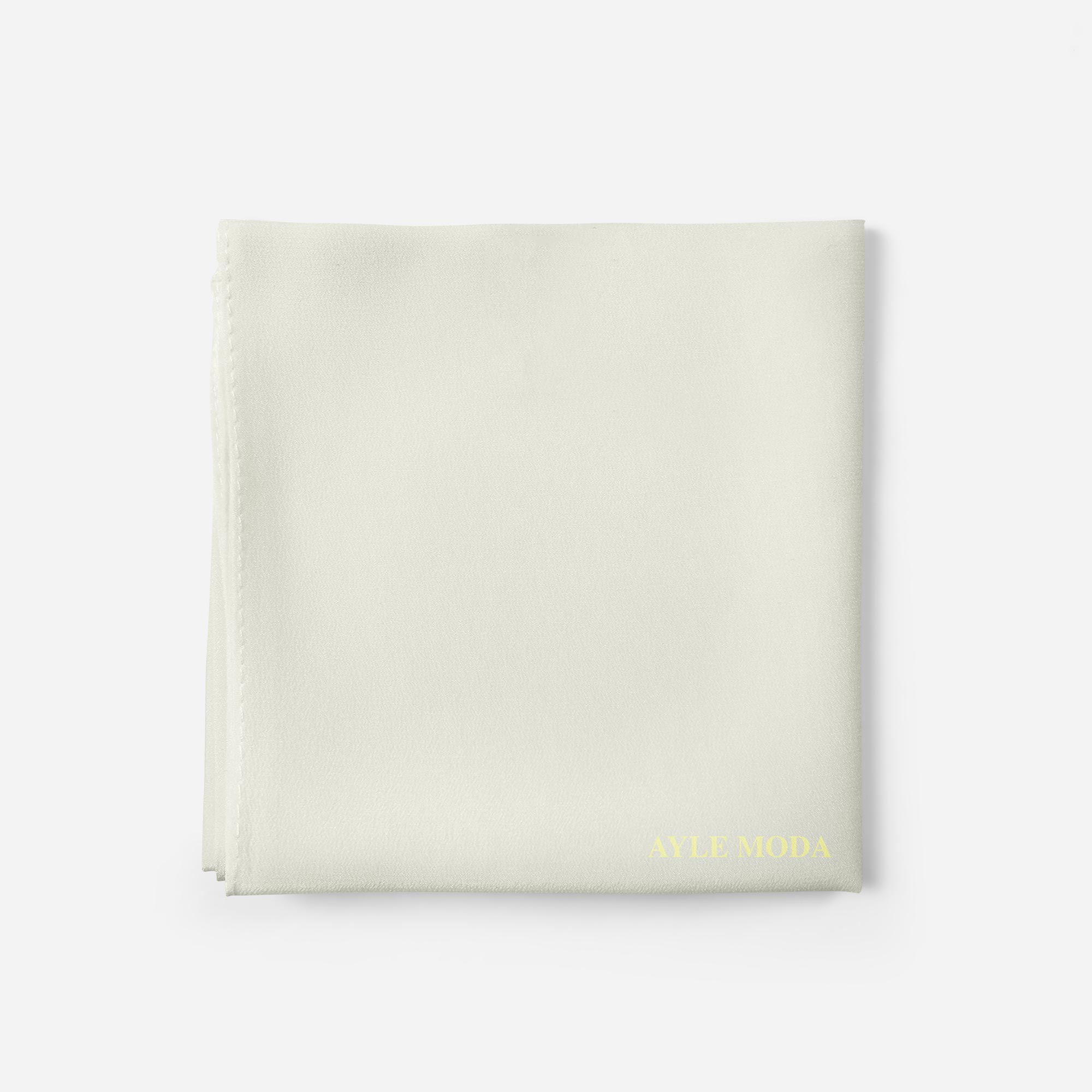 Kırık Beyaz Şifon Şal 72x200 | AyleModa