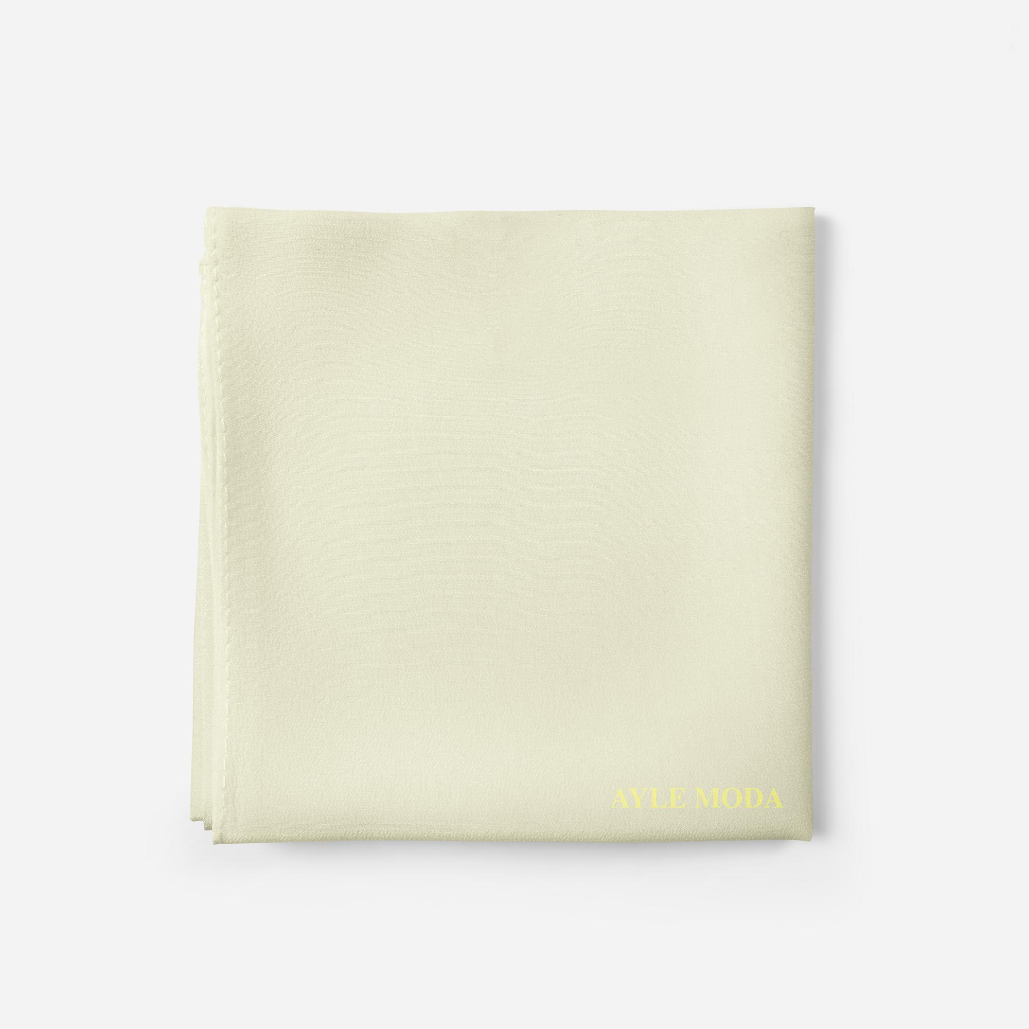 Fildişi Rengi Şifon Şal 72x200 | AyleModa