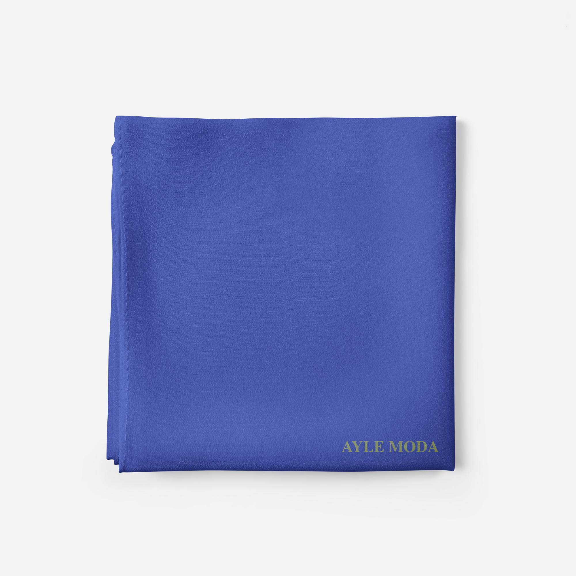 Gök Mavisi Şifon Şal 72x200 | AyleModa