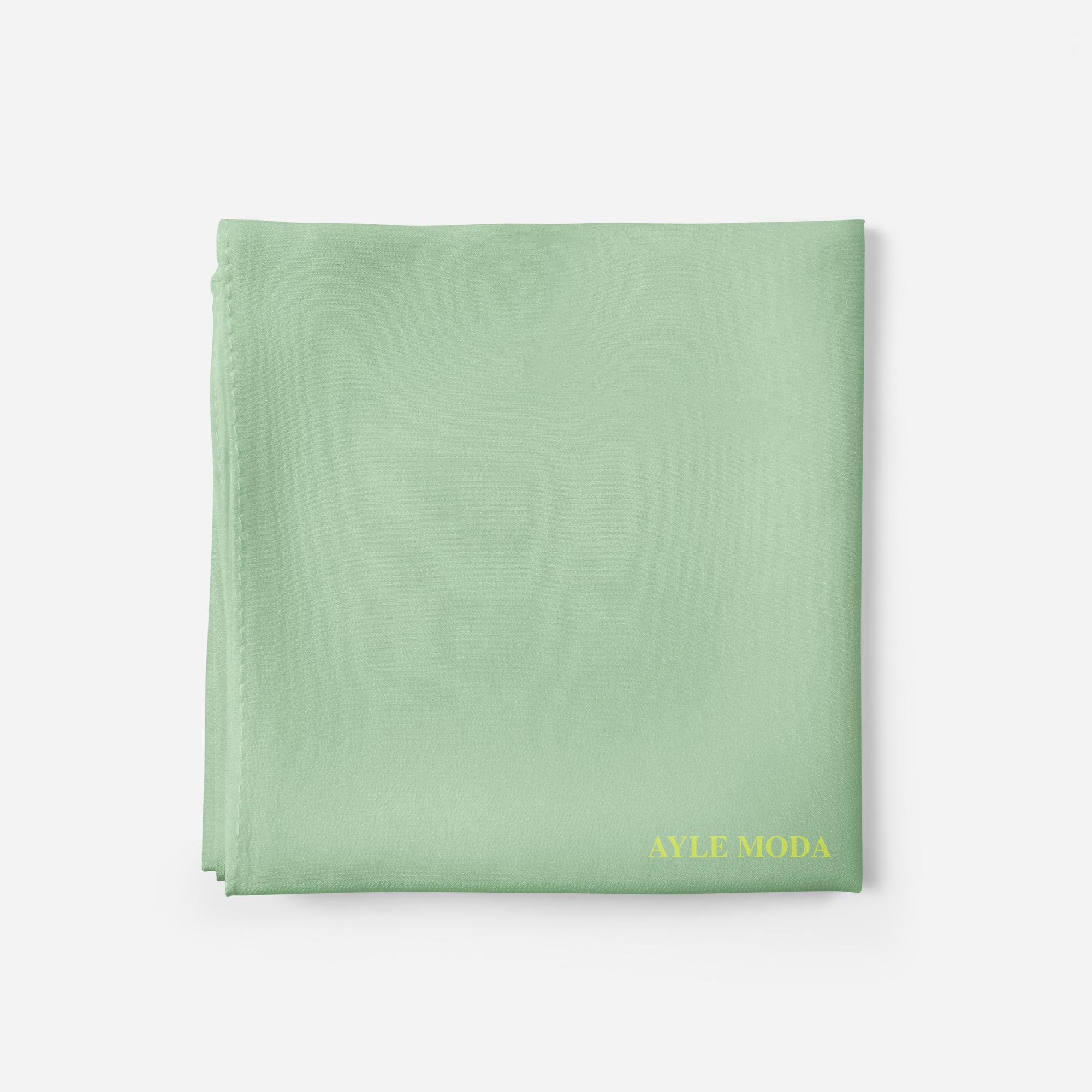 Deniz Yeşili Şifon Şal