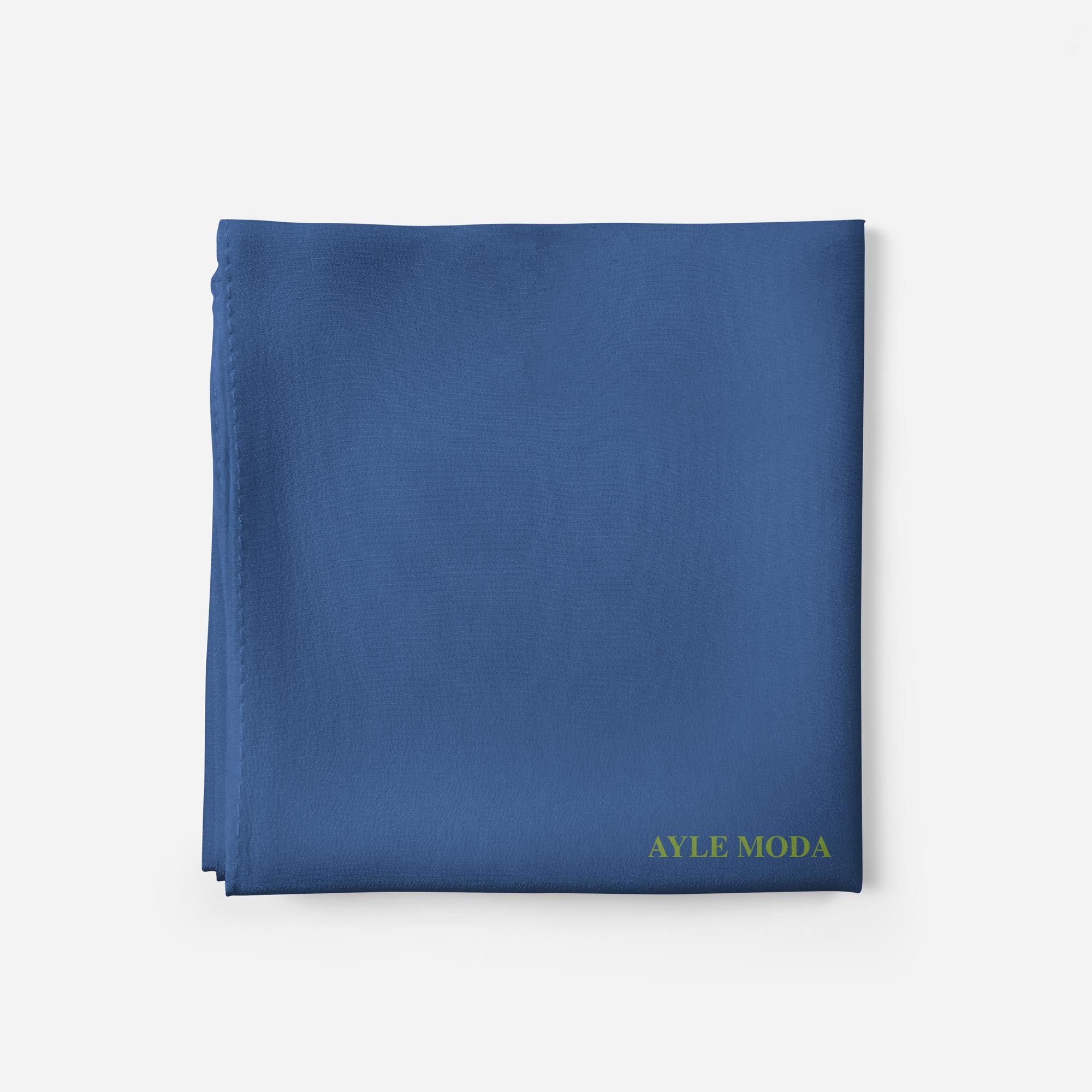 Çelik Mavisi Şifon Şal 72x200 | AyleModa