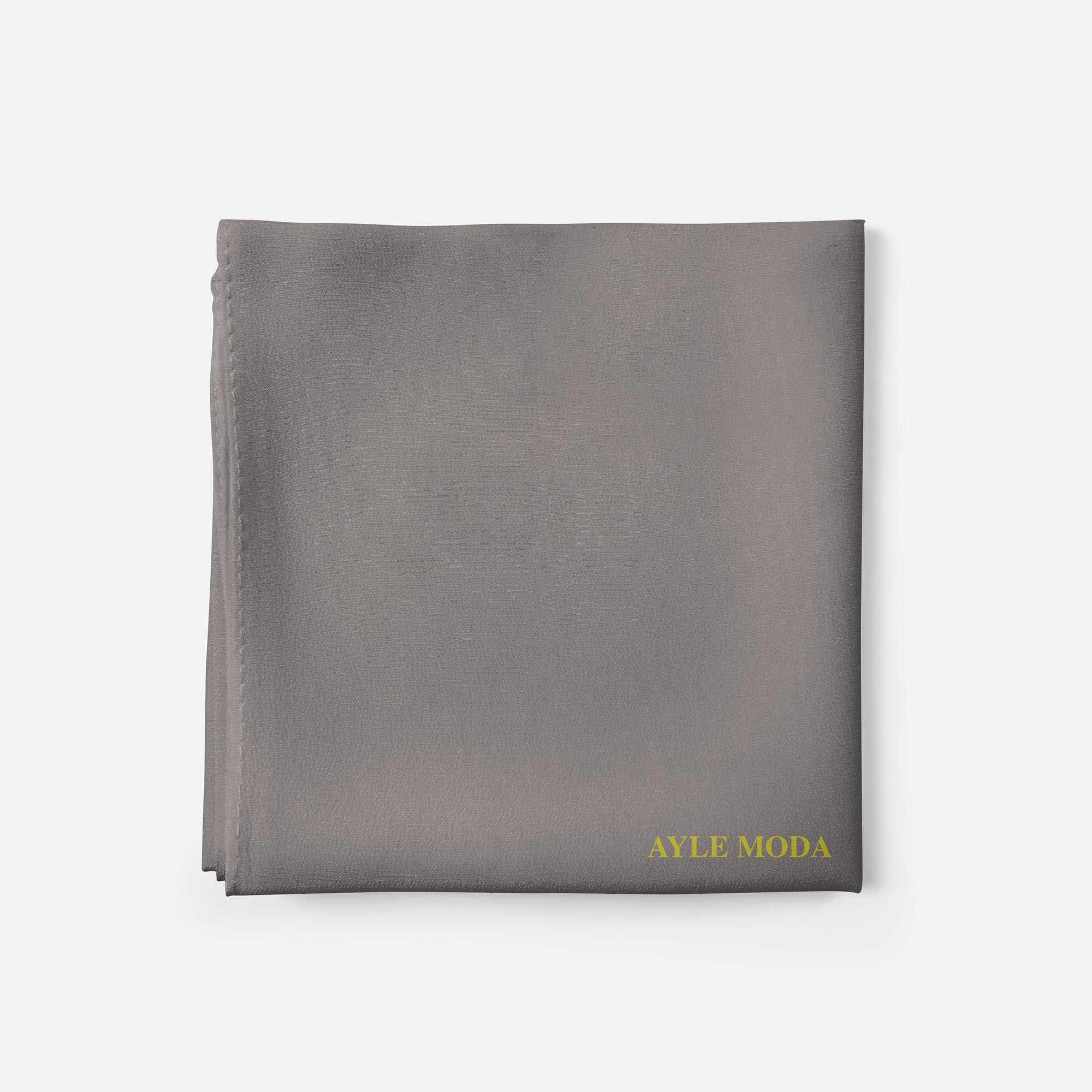 Vizon Gri Şifon Şal 72x200 | AyleModa