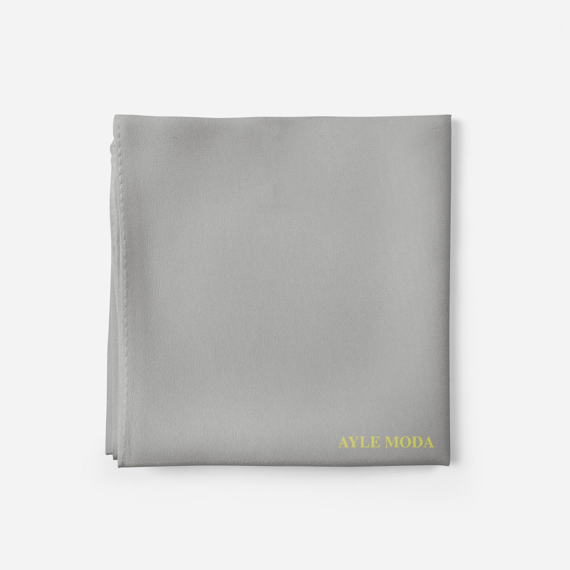 Gri Şifon Şal 72x200 | AyleModa