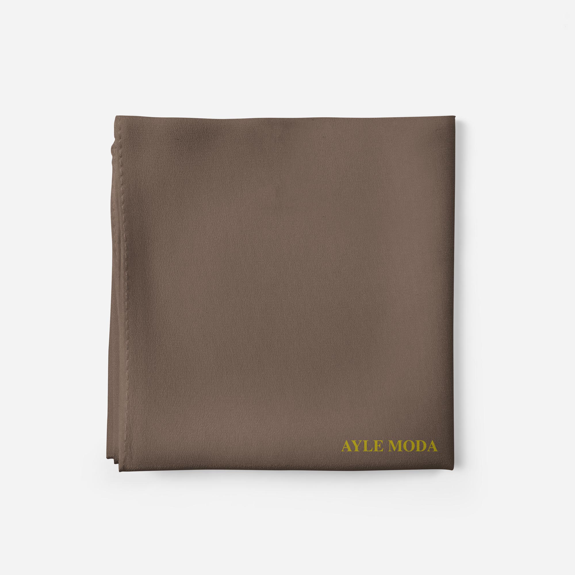 Koyu Vizon Şifon Şal 72x200 | AyleModa