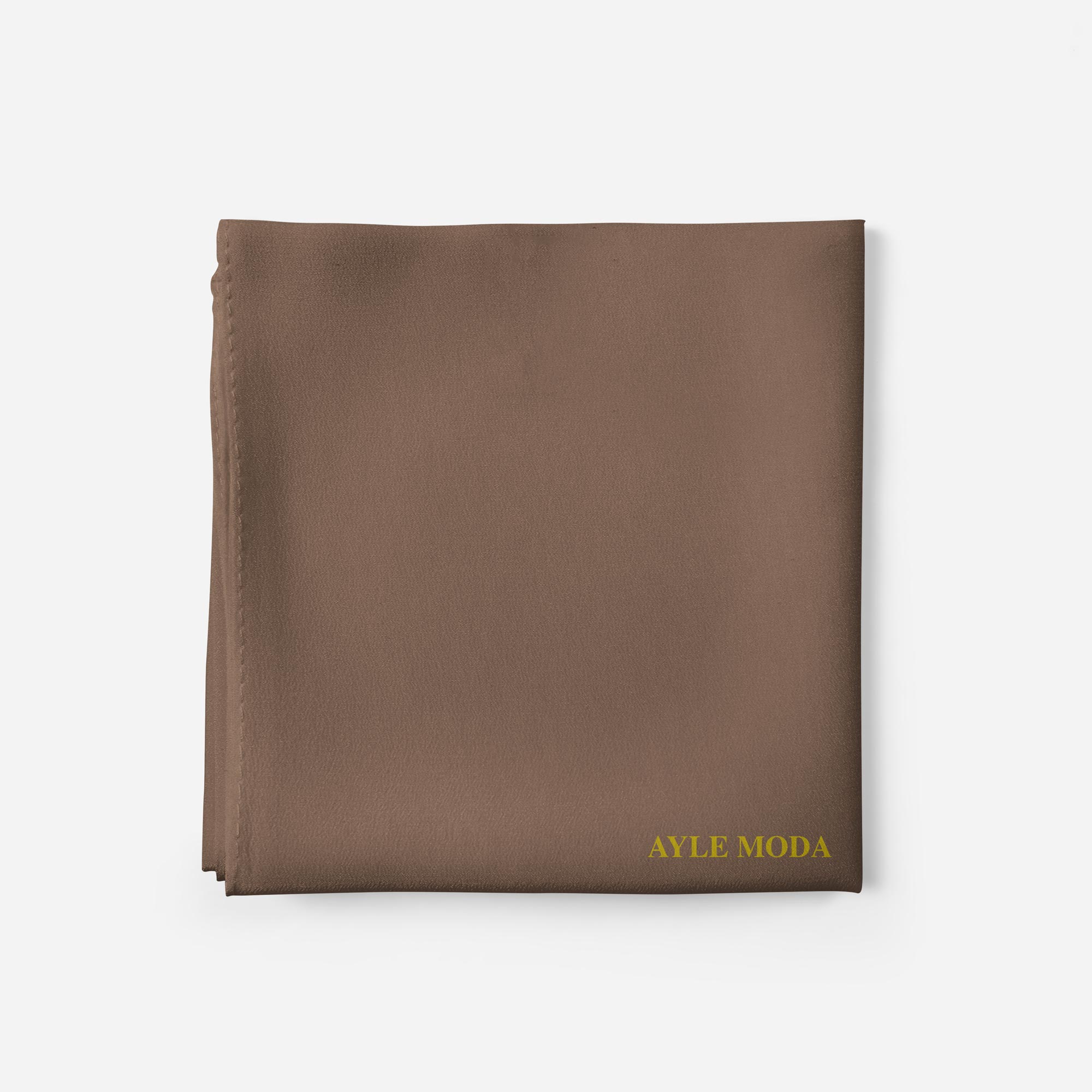 Koyu Kahve Vizon Şifon Şal 72x200 | AyleModa