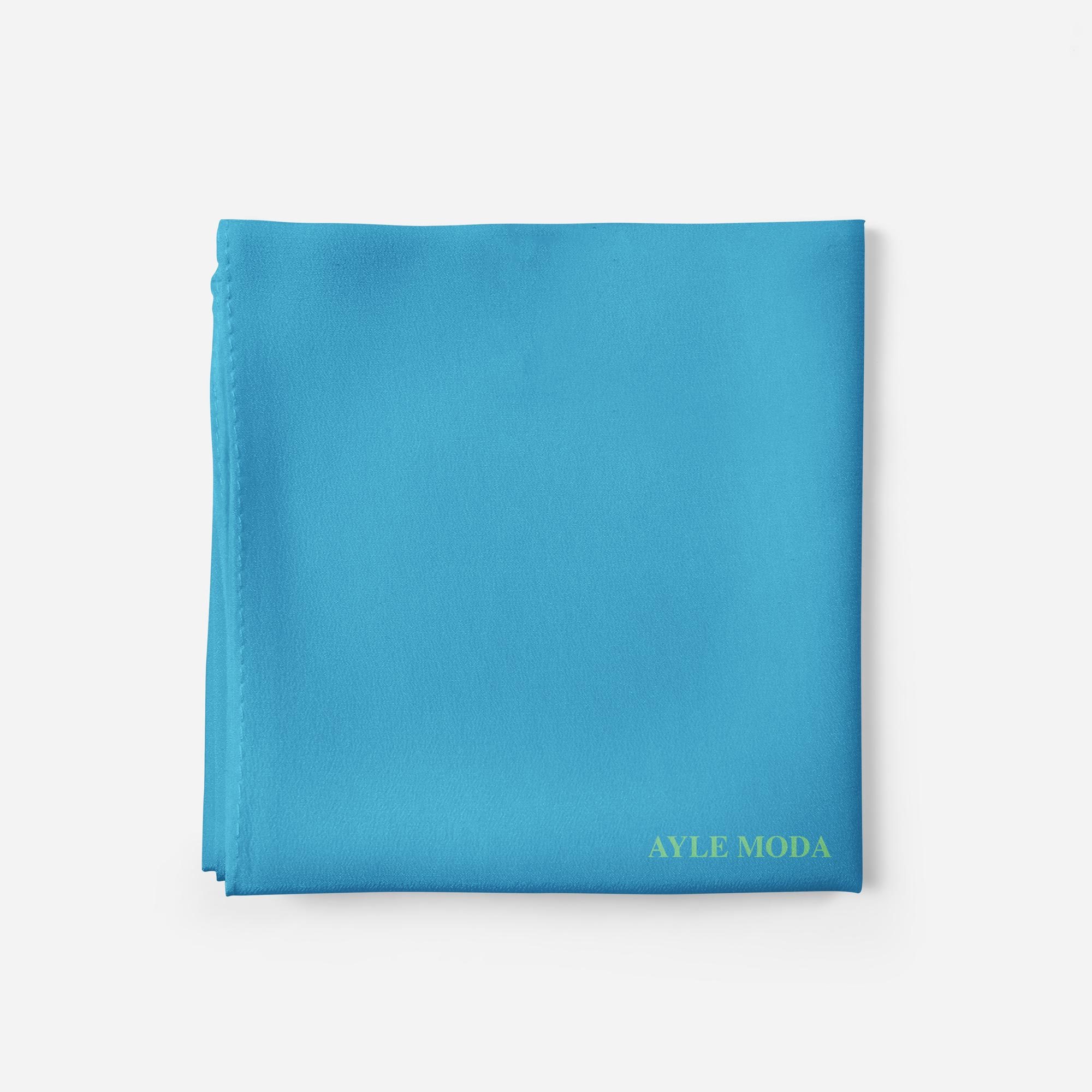 Turkuaz Şifon Şal 72x200 | AyleModa