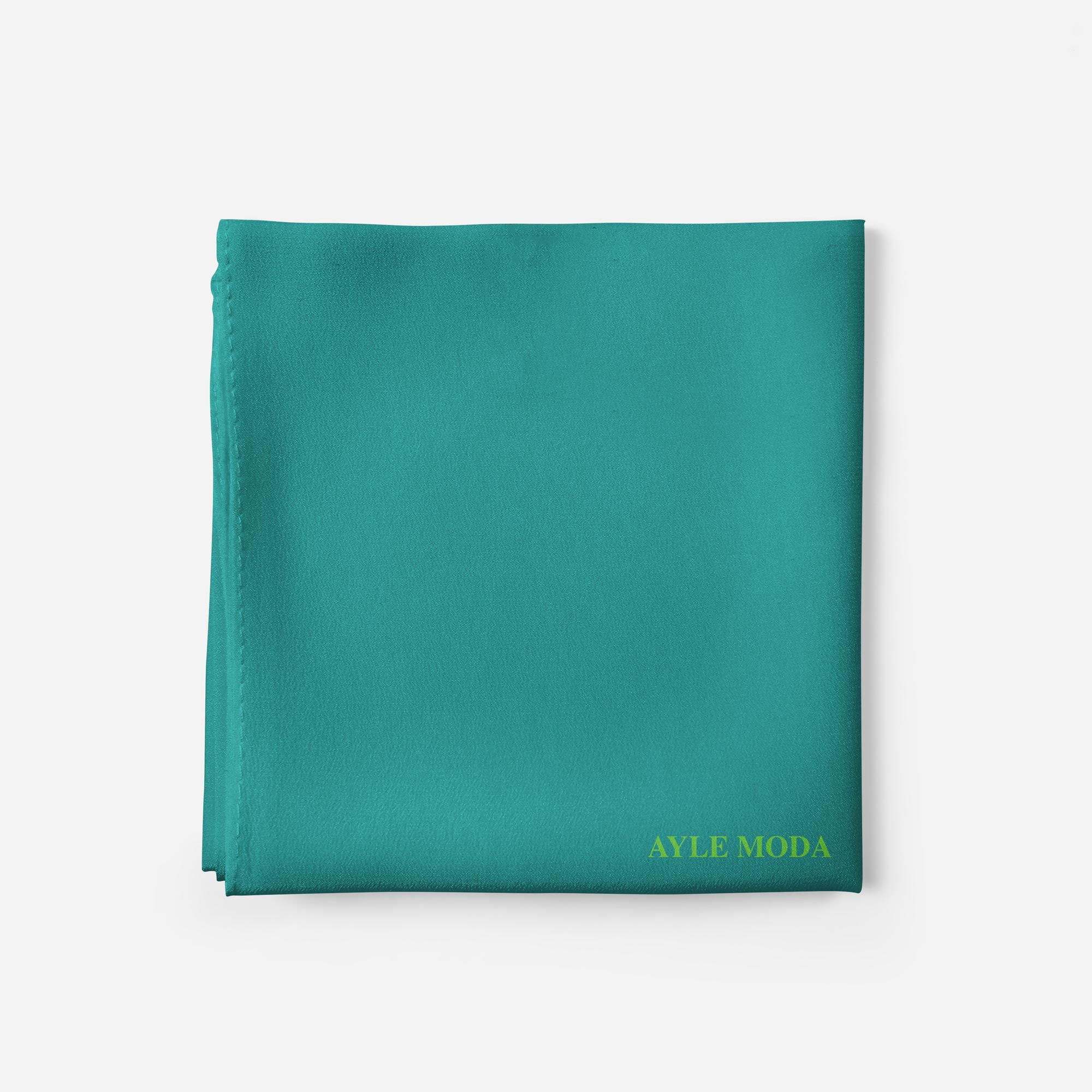 Su Yeşili Şifon Şal 72x200 | AyleModa