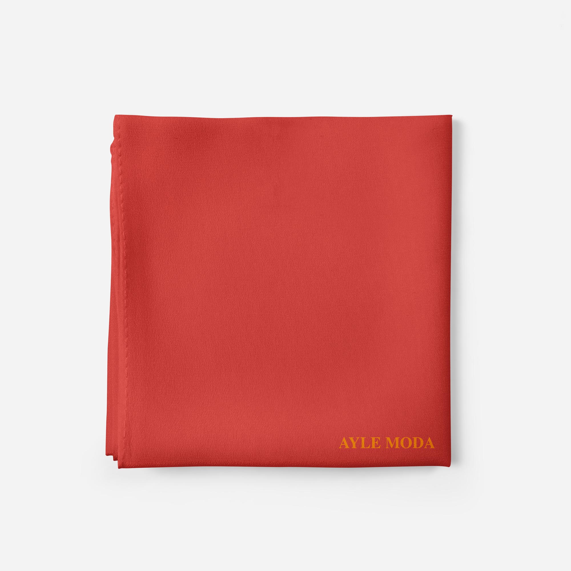 Turuncu Şifon Şal 72x200 | AyleModa