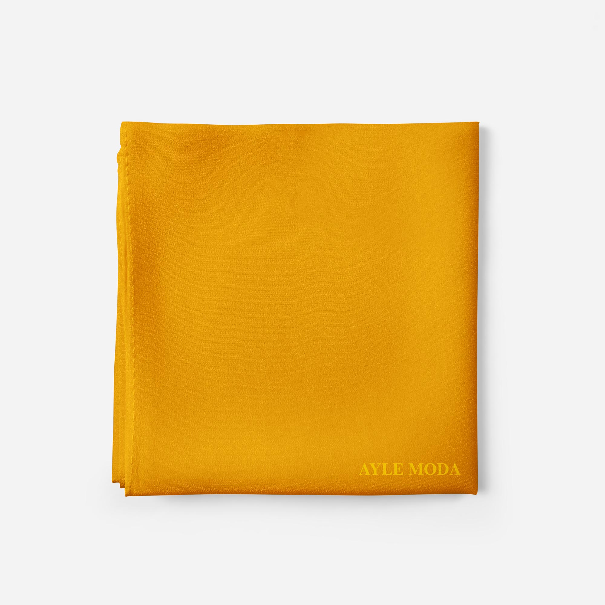 Kehribar Rengi Şifon Şal 72x200 | AyleModa