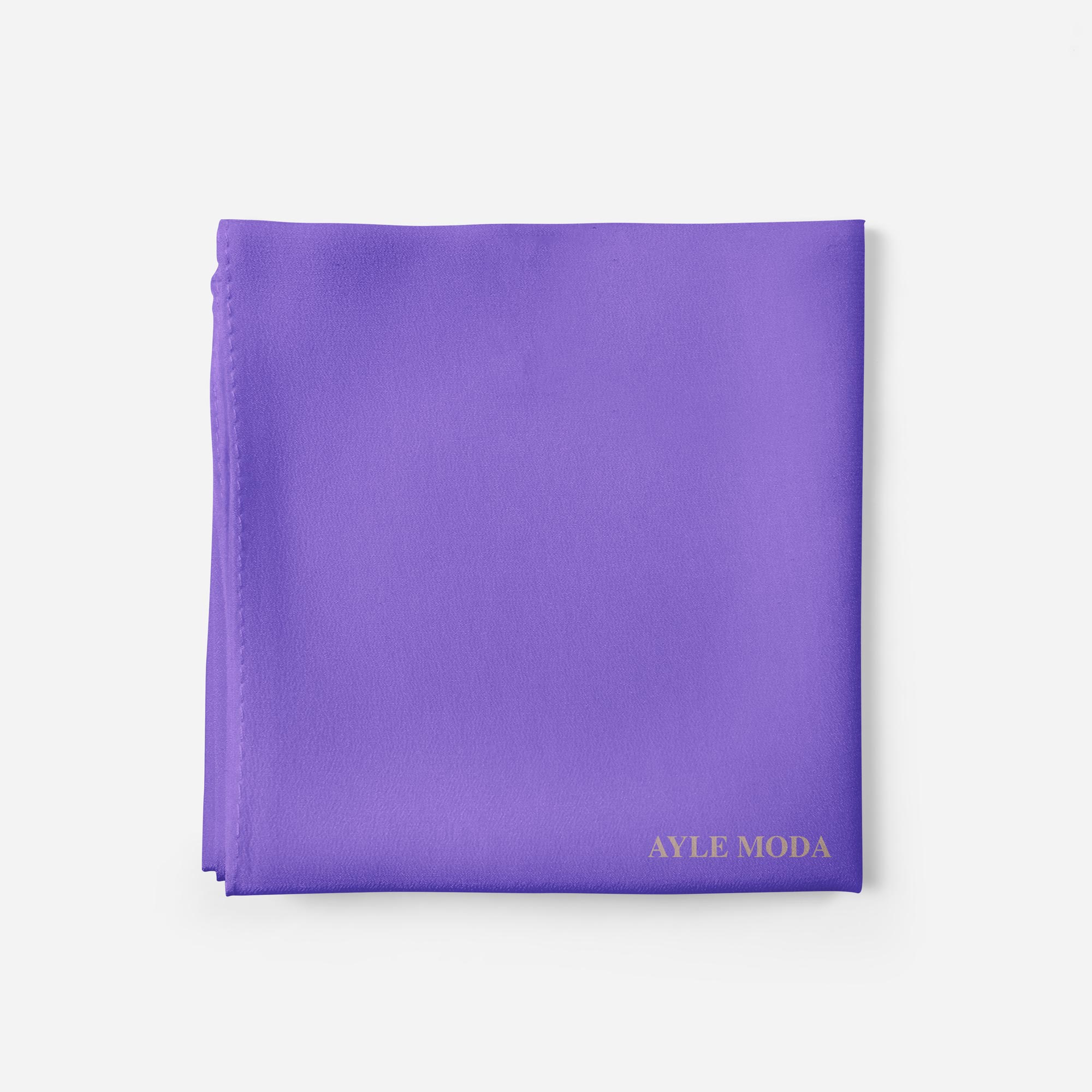 Menekşe Rengi Şifon Şal 72x200 | AyleModa