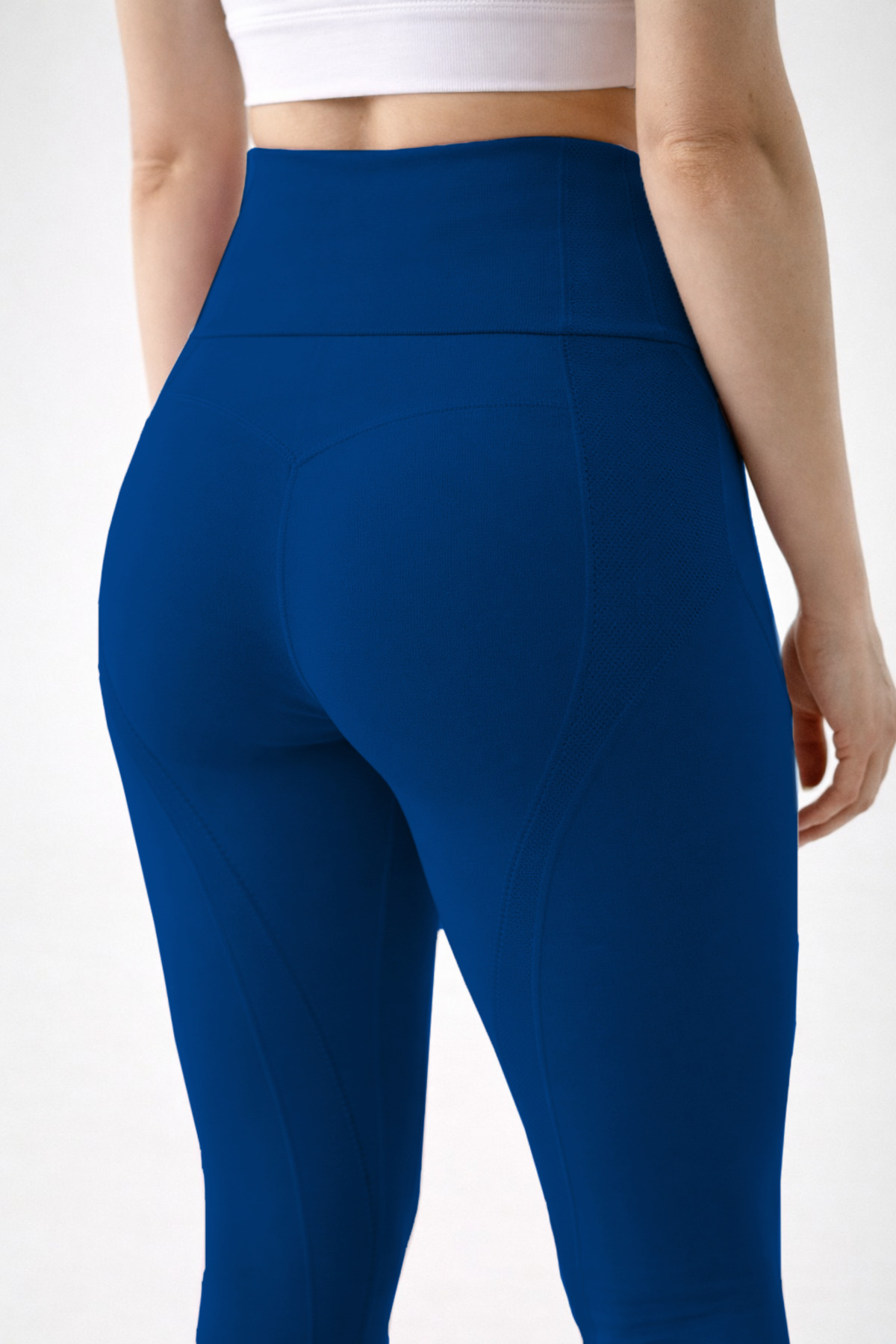 Yüksek Bel Seamless Spor Tayt – Nefes Alan Örme Kumaş | AyleModa